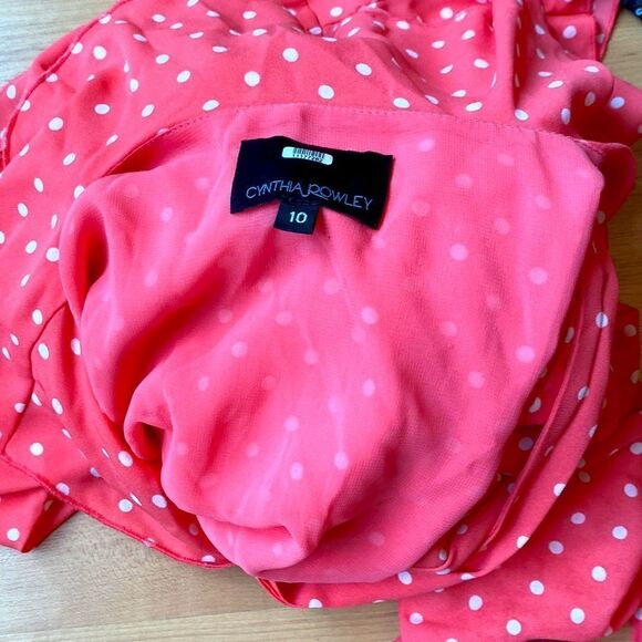 Cynthia Rowley Malibu Wrap Dress Size 10 - Picture 9 of 9